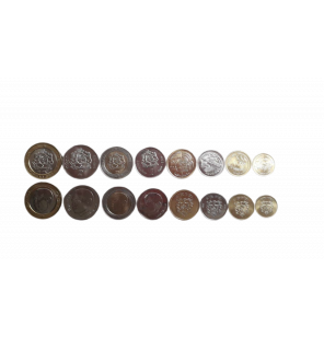 Set de Marruecos 8 monedas...