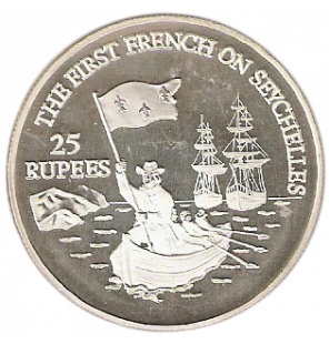 Seychelles 25 rupias 1993...