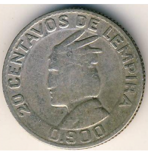 Honduras 20 Centavos 1952...