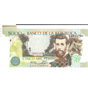 Colombia 5.000 Pesos 2010...