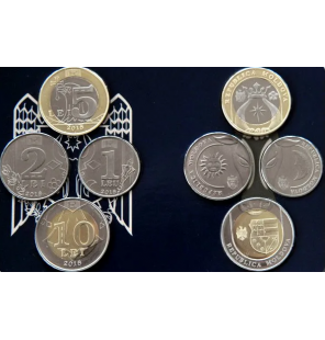 Set de Moldavia 4 monedas...