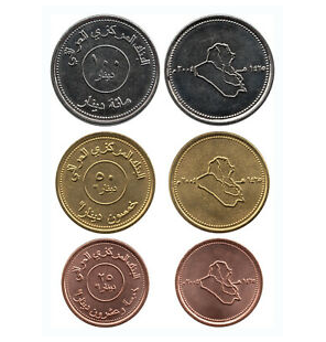 Set de Irak 3 monedas  25,...