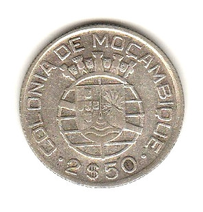 Mozambique 1/2 Escudo 1950...