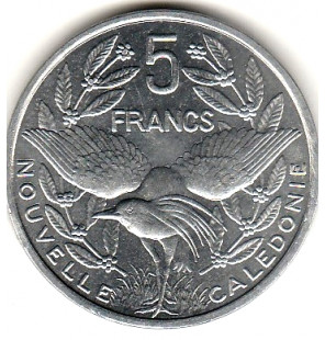 Nueva Caledonia 5 Francos...