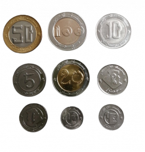 Set de Argelia 9 monedas...