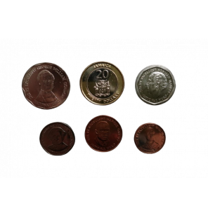 Set de Jamaica 6 monedas...