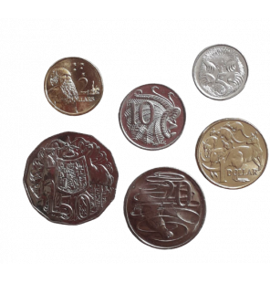 Set de Australia 6 monedas...