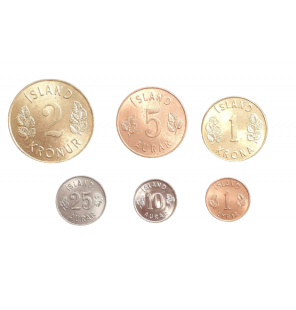 Set de Islandia 6 monedas...
