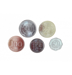 Set de Líbano 5 monedas...