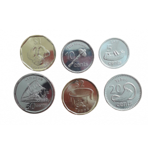 Set de Fiyi 6 monedas...