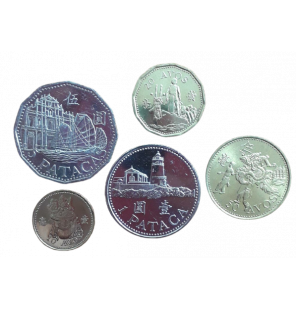 Set de Macao 5 monedas...