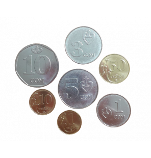 Set de Kirguistán 7 monedas...