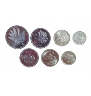Set de Lesoto 7 monedas...