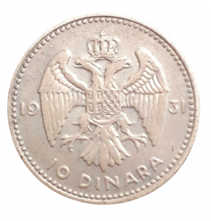 Yugoslavia 10 Dinara 1931...