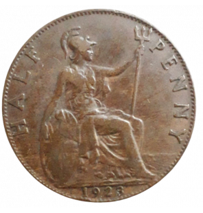 Gran Bretaña 1/2 Penny 1923...