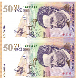 Colombia 50.000 Pesos 8 de...