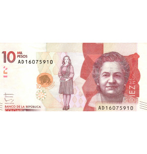 Colombia 10.000 Pesos 2016...