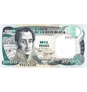 Colombia 1.000 Pesos Oro...