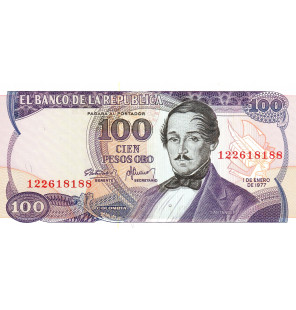 Colombia 100 Pesos Oro...