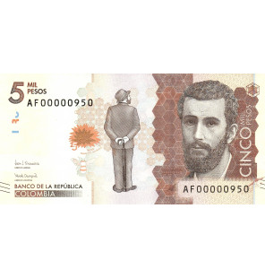 Colombia 5.000 Pesos 2018...