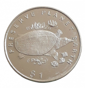 Liberia 1 Dólar 1994 KM 124...