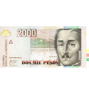 Colombia 2.000 Pesos 2011...