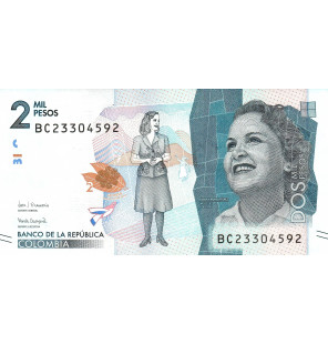 Colombia 2.000 Pesos 2018...