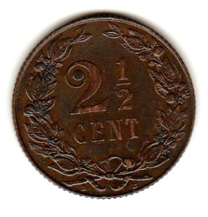 Países Bajos 2 1/2 Cents...