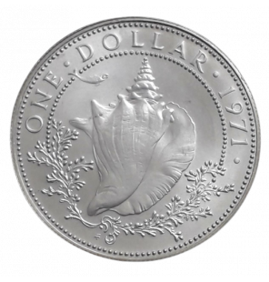 Bahamas 1 Dólar 1971 KM 22...