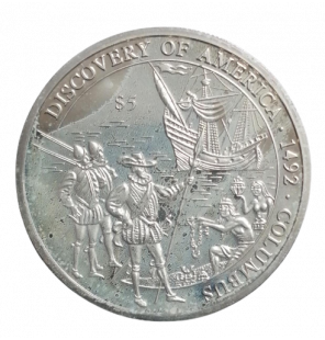 Liberia 5 Dólares 2000...