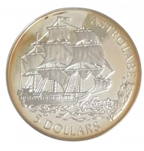 Islas Cook 5 Dólares 1992...