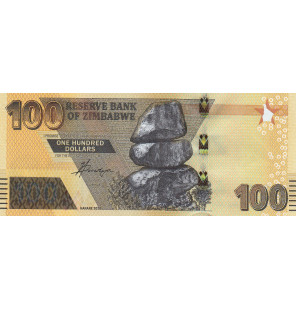 Zimbabue 100 Dólares 2020...
