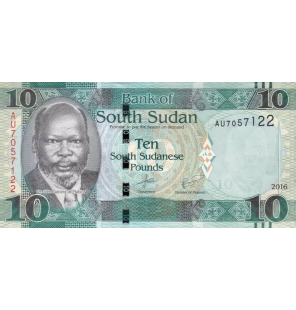Sudán del Sur 10 Libras...