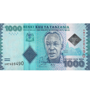 Tanzania 1000 Shilingi 2010...