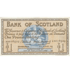 Escocia 1 Libra 1958 Pick...