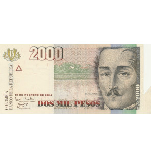 Colombia 2.000 Pesos 2004...