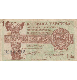 España 1 Peseta 1937 Pick...