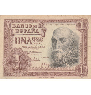 España 1 Peseta 1953 Pick...