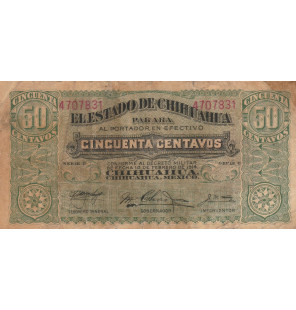 México 50 Centavos 1914...