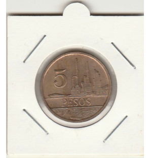 Colombia 5 Pesos 1980 KM...
