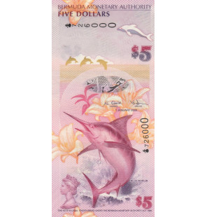 Bermudas 5 Dólares 2009...