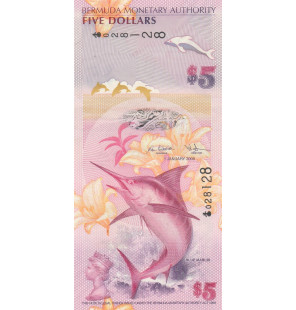 Bermudas 5 Dólares 2009...