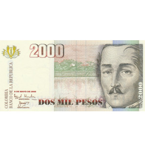 Colombia 2.000 Pesos 8 Mayo...