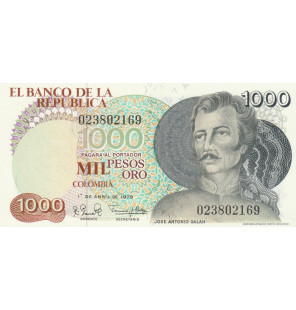 Colombia 1.000 Pesos 1979...