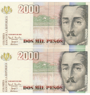 Colombia 2.000 Pesos 13...