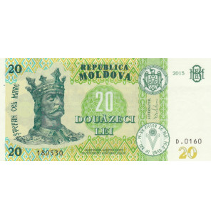 Moldavia 10 Lei 2015 Pick 23