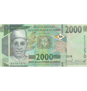 Guinea 2.000 Francos 2018...