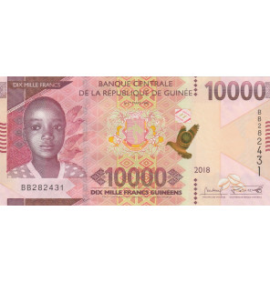 Guinea 10.000 Francos 2018...