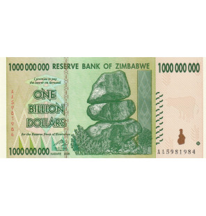 Zimbabue 1.000.000.000...