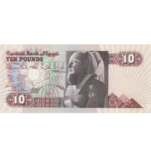 Egipto 10 Libras 1978-2000...